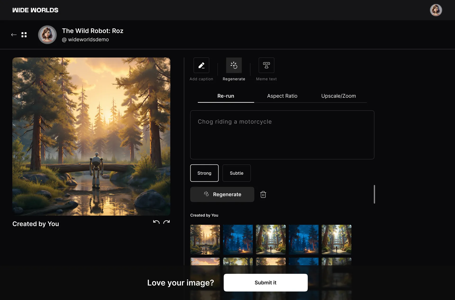 AI Platform UI Design | Wide Worlds Dashboard App — 05